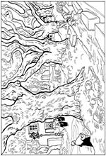 coloring page Vincent van Gogh